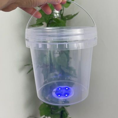 200 ml 300 ml 500 ml 750 ml rundes klares Plastikbecken Lebensmittelqualität mit Eimerdeckel
