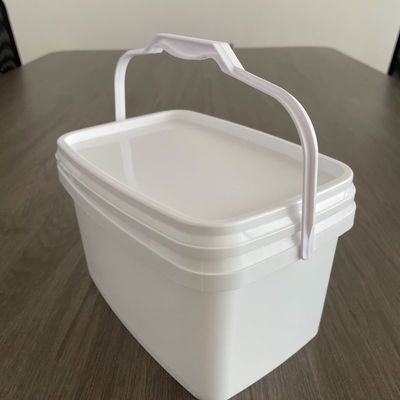 Anpassen 3L 5L Easy Open Rechteck Bucket Plastikbehälter mit Deckel und Griff