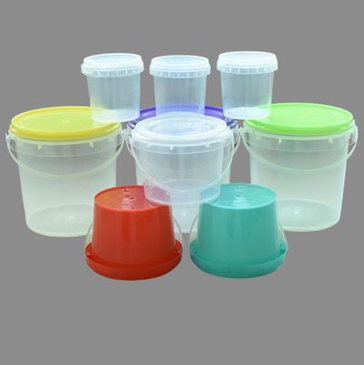 1L-10L rundes Plastikbecken für Lebensmittel mit PP-HDPE-Material und Dicke 1,0-2,5 mm