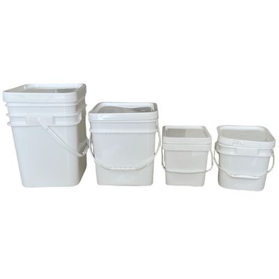 3-25L Quadrat Plastik Eimer Eimer Mehrzweck mit Griff und Zubehör