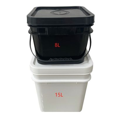 Quadratischer Plastikbehälter 1L/2L/3L/4L/5L Rechteckiger Plastikbehälter mit Deckel