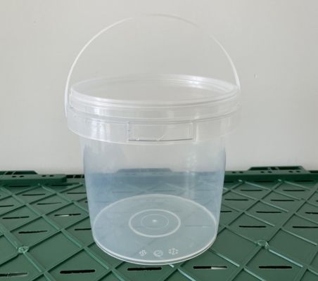 Industrielle Anpassung 300 ml 500 ml 750 ml 1 L klare Plastikbehälter mit Deckel und Deckel