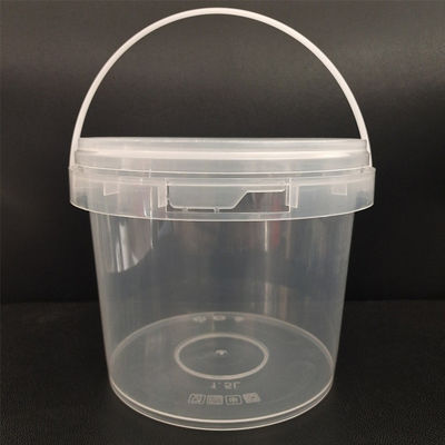 Industrielle Anpassung 300 ml 500 ml 750 ml 1 L klare Plastikbehälter mit Deckel und Deckel