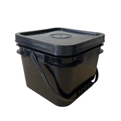 Werkzeug 2 Gallonen Quadrat Plastikbehälter mit manipulationssicheren Deckeln GAP/ISO/FDA zertifiziert