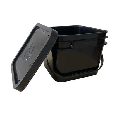 Werkzeug 2 Gallonen Quadrat Plastikbehälter mit manipulationssicheren Deckeln GAP/ISO/FDA zertifiziert