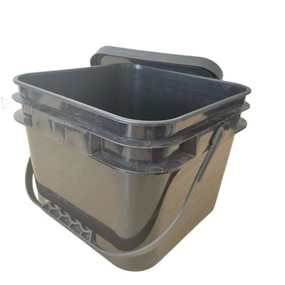 Werkzeug 2 Gallonen Quadrat Plastikbehälter mit manipulationssicheren Deckeln GAP/ISO/FDA zertifiziert