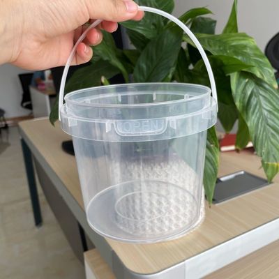 500 ml Runder Kunststoffbehälter mit Deckel Lebensmittelqualität Transparent Runder 8/12/16/24/32 oz