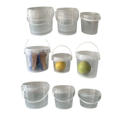 Recycling Custom 1 -25 Liter Rundverpackung Behälter Eimer mit Deckel Dicke 1,0 bis 2,5 mm