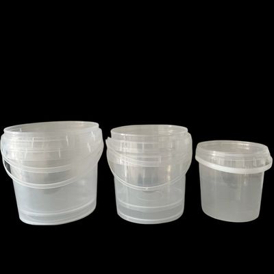 1000 ml klarer Plastikbehälter mit Seidenlack und Wärmeübertragungsdruck