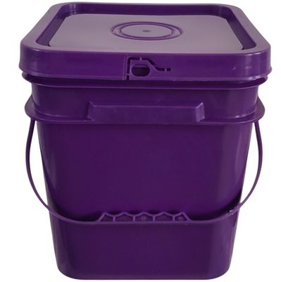 Custom Logo Printed Square Plastic Bucket Dauerbehälter für industrielle Anwendungen