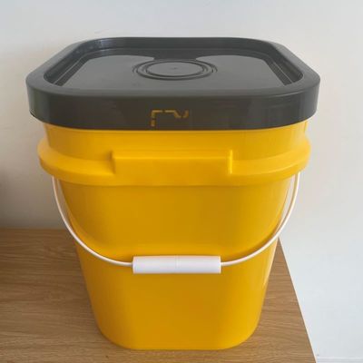 Custom Logo Printed Square Plastic Bucket Dauerbehälter für industrielle Anwendungen