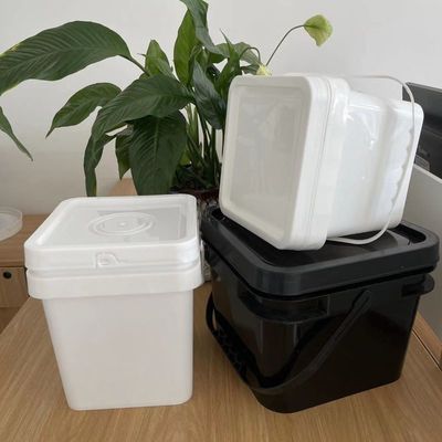 Custom Logo Printed Square Plastic Bucket Dauerbehälter für industrielle Anwendungen