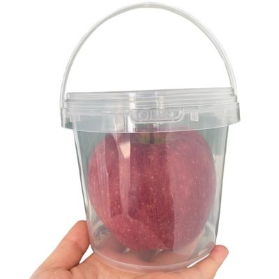 Seidenwand/Wärmeübertragung/IML-Druck Plastikbehälter mit Deckel 500 ml Speisebehälter 1,0-2,5 mm Dicke