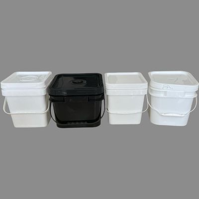 Recycling 5L 6L 8L 10L HDPE Plastik Eimer mit individuellem Logo und Design