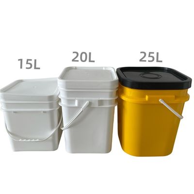 20L Quadratplastikbehälter mit GAP/ISO/FDA-Zertifizierung und anpassbarem Design