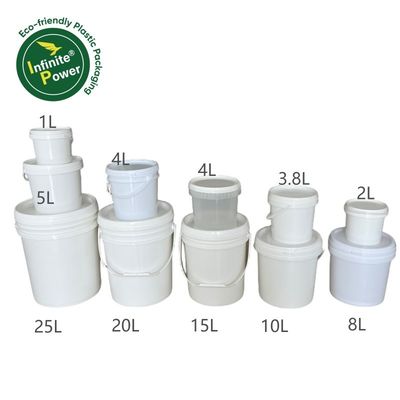 Aufbewahrungsbehälter Eimer-Zertifikat GAP/ISO/FDA Plastikbehälter mit Deckel für die Verpackung