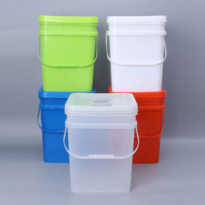 Chemische Multifunktion versiegelte 4L-20L transparente Quadratbehälter 1,0 bis 2,5 mm Dicke