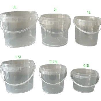 1L, 2L, 3L, 4L, 5L, 6L, 7L, 8L, 10L rundes Plastikbehälter mit Griff und Deckel