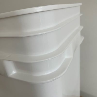 20L Plastik-Eimer-Quadrat-Eimer mit Deckelstärke von 1,0 bis 2,5 MM