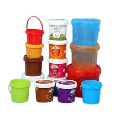 Polypropylen Eimer 200ml-25L Quadrat Plastikbehälter mit Griff zum Nutzen