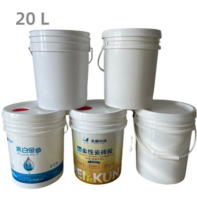 1L 2L 3L 4L 5L 6L 8L 10L 15L 20L 25L Plastikbehälter mit luftdichtem Deckel und Druck IML