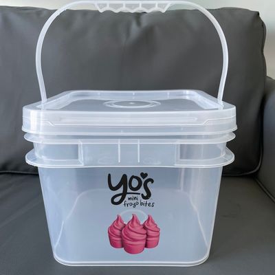 Quadratischer 2-Gallonen-Kunststoffbehälter mit 8-Liter-Kapazität und GAP/ISO/FDA-Zertifizierung