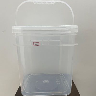 Blauer 20 KG Quadrat-Eimer mit Deckel und Griff Platz spart Kaffeebohnen Lagerung Lösung