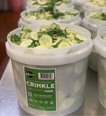 Fassungssicherer, versiegelter Plastikbehälter mit Deckel für Gurken und Butter
