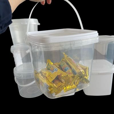 Quadratischer Samenbehälter mit transparenter Konstruktion und bequemer Deckelgriff