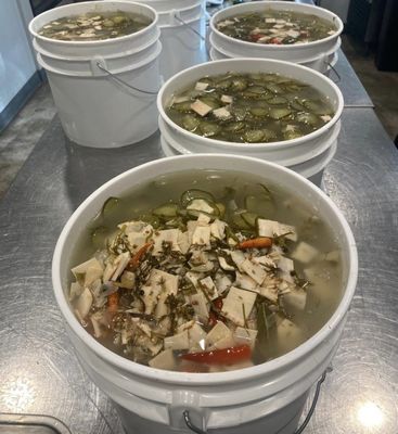 10 kg Pickel Eimer mit Deckel Chemisch undichtes Lebensmittellager