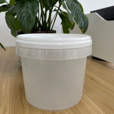 Durchsichtiger, kundenspezifischer Plastikbehälter mit Deckel 5L, 10L, 15L Behälter