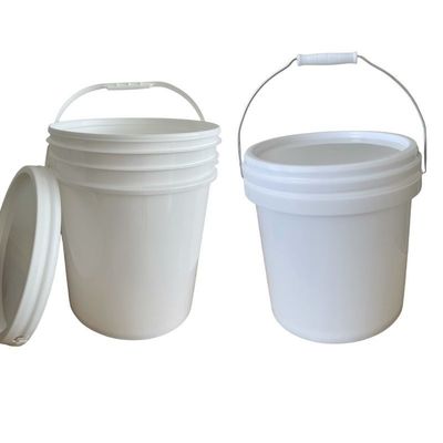 Lebensmittelverpackungen für den Recycling 5 kg 20 kg Plastikbehälter mit Deckel und Metallgriff