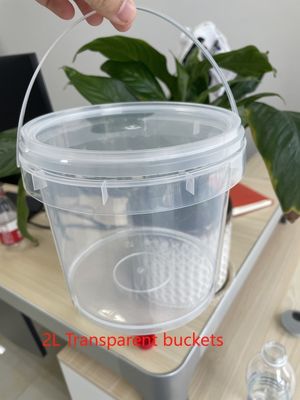 Chemische 1L-5L Clear Bucket Popcorn Bucket mit GAP/ISO/FDA-Zertifikat