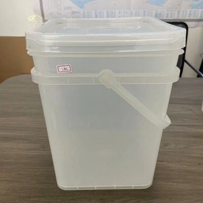 Anpassen Quadrat Eimer mit Abdeckung 2L 3L 4L 5L 6L Lagerung Haus Futter Plastik Eimer