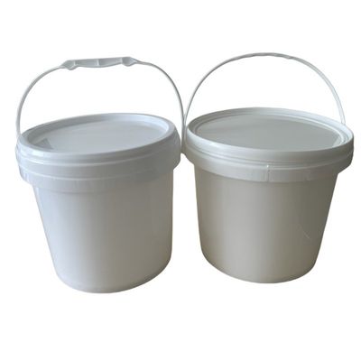 Anpassen Logo Gelb HDPE 1 Gallonen Plastik Eimer für Eiscreme Verpackung