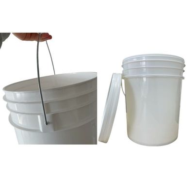 5L 5 Gallonen Eimer 20L Kunststoff Eimer mit Deckel für Lebensmittel-Grade Gelb GAP/ISO/FDA zertifiziert