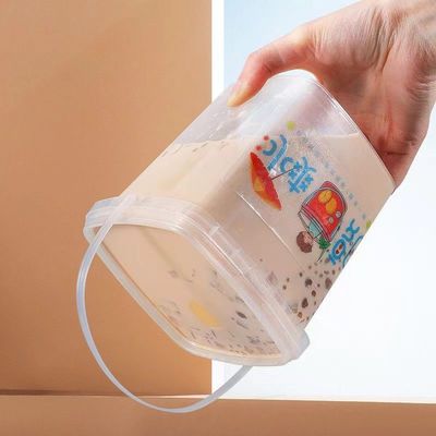500 ml Quadratbehälter Plastikbehälter mit Deckel