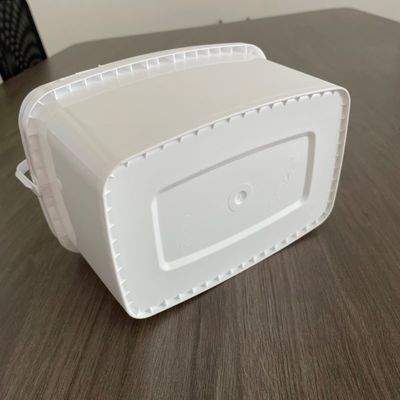 Custom Print 3L Quadrat-Eimer mit 5kg Kapazität und langlebigem Kunststoffmaterial