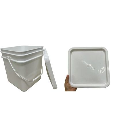 Biskuitenbehälter 15L Quadrat Plastikbehälter mit HDPE-Material und gedrucktem Design