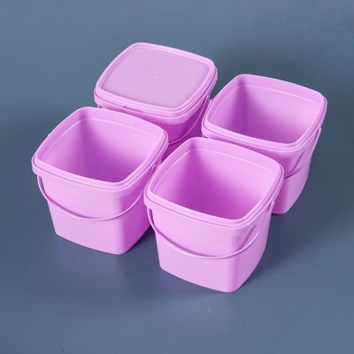 Rundes Plastikbehälter mit luftdichtem Deckel und HDPE-Material