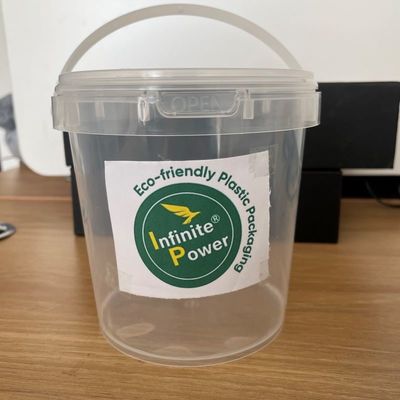 1L klarer Kunststoffbehälter mit luftdichtem Deckel für individuelle Lagerung und Organisation