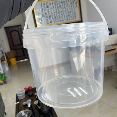 Versorgung mit 300 ml 5L Plastikbehälter Eimer mit Druck Seidenkrem / Wärmeübertragung / IML