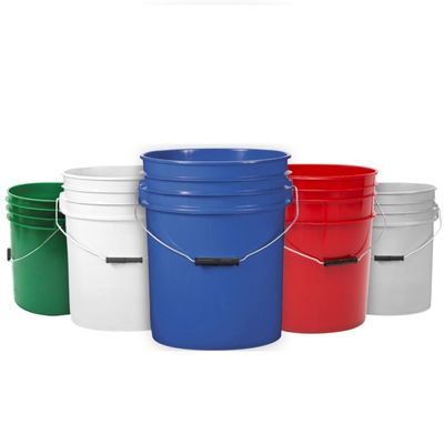 1L-25L quadratische Plastikbehälter mit Handgriff Rund weißer Eimer für den chemischen Druck IML