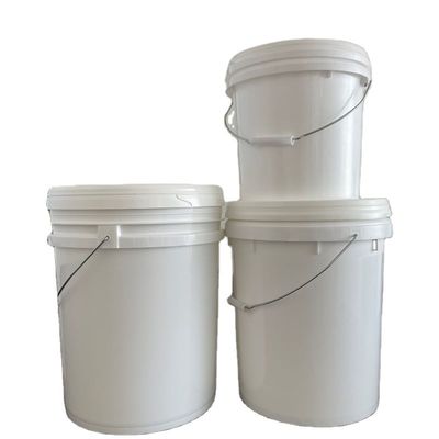 Erschwinglich 10L 15L 16L 18L 20L 25L Custom Weiß PP Plastik Eimer mit Deckel und Griff