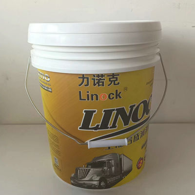 Recycling Anpassung 15L Plastikbehälter mit Deckel und starker Eimer mit Metallgriff