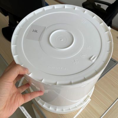 Recycling Anpassung 15L Plastikbehälter mit Deckel und starker Eimer mit Metallgriff