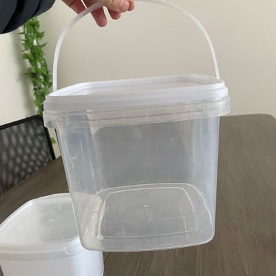 Eiscontainer Lebensmittel-Plastikbehälter mit Deckel und Handgelenk mit einer Dicke von 1,0 bis 2,5 mm