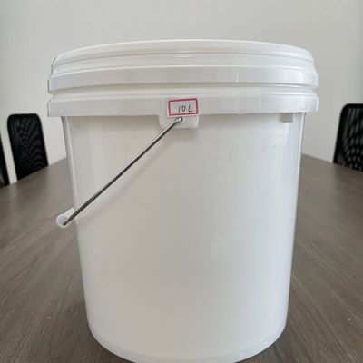 2L 4L 8L 10L 16L Plastik weißer PP-Eimer mit Deckel FDA Zertifikat