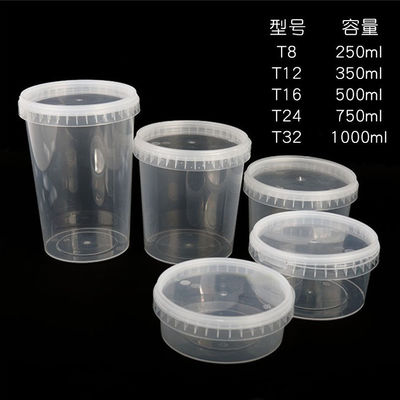 200 ml 300 ml 500 mL 750 ml 1 l Kunststoffbehälter mit Deckel für Chemikalien
