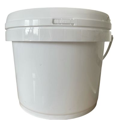 8L Rundblauer Plastikbehälter mit Deckel 2 Gallonen Eimer Dicke 1,0 bis 2,5 MM Blau